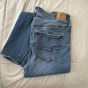 American Eagle high rise skinny jeans